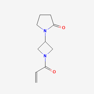 1-(1-Prop-2-enoylazetidin-3-yl)pyrrolidin-2-one