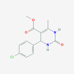 Methyl 4-(4-chlorophenyl)-6-methyl-2-oxo-1,2,3,4-tetrahydropyrimidine-5-carboxylate