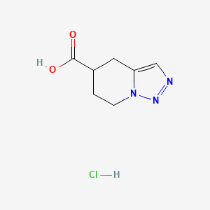 4,5,6,7-Tetrahydrotriazolo[1,5-a]pyridine-5-carboxylic acid;hydrochloride
