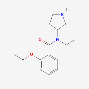 2-ethoxy-N-ethyl-N-(pyrrolidin-3-yl)benzamide