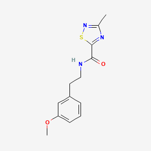 N-(3-methoxyphenethyl)-3-methyl-1,2,4-thiadiazole-5-carboxamide