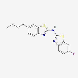 6-butyl-N-(6-fluorobenzo[d]thiazol-2-yl)benzo[d]thiazol-2-amine