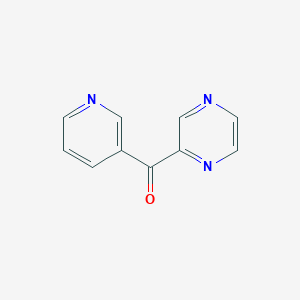 molecular formula C10H7N3O B2858103 吡嗪-2-基(吡啶-3-基)甲酮 CAS No. 188631-00-7