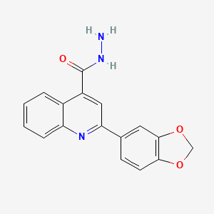 2-(1,3-Benzodioxol-5-yl)quinoline-4-carbohydrazide