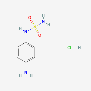 molecular formula C6H10ClN3O2S B2858160 N-(4-Aminophenyl)aminosulfonamide Hydrochloride CAS No. 2260937-07-1