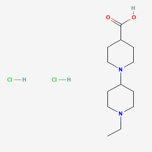 1-(1-Ethylpiperidin-4-yl)piperidine-4-carboxylic acid dihydrochloride