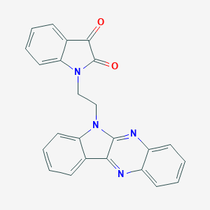 molecular formula C24H16N4O2 B285817 1-(2-Indolo[2,3-b]quinoxalin-6-yl-ethyl)-1H-indole-2,3-dione 