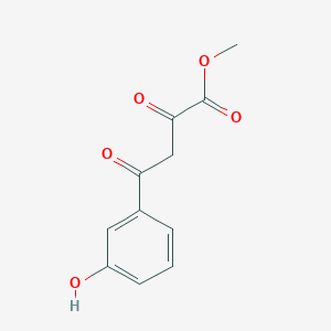 molecular formula C11H10O5 B2858171 Methyl 4-(3-hydroxyphenyl)-2,4-dioxobutanoate CAS No. 60640-63-3