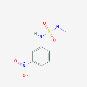 molecular formula C8H11N3O4S B2858175 N,N-二甲基-N'-(3-硝基苯基)磺酰胺 CAS No. 82936-48-9