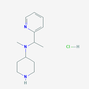 N-Methyl-N-(1-(pyridin-2-yl)ethyl)piperidin-4-amine hydrochloride