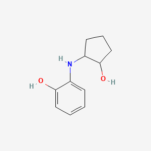 molecular formula C11H15NO2 B2858209 2-[(2-Hydroxycyclopentyl)amino]phenol CAS No. 2097900-58-6