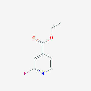 molecular formula C8H8FNO2 B2858224 2-氟异烟酸乙酯 CAS No. 123412-95-3