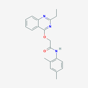 molecular formula C20H21N3O2 B2858228 N-(2,4-dimethylphenyl)-2-[(2-ethylquinazolin-4-yl)oxy]acetamide CAS No. 1111174-87-8