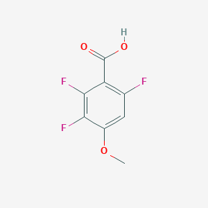 molecular formula C8H5F3O3 B2858251 2,3,6-Trifluoro-4-methoxybenzoic acid CAS No. 1804097-22-0