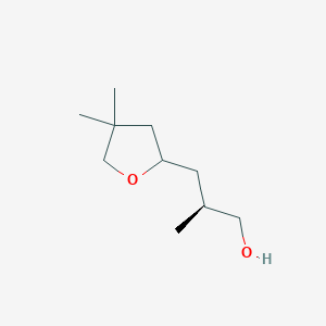 molecular formula C10H20O2 B2858253 (2S)-3-(4,4-Dimethyloxolan-2-yl)-2-methylpropan-1-ol CAS No. 2248220-99-5
