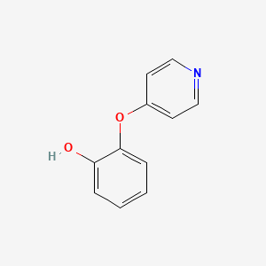 molecular formula C11H9NO2 B2858264 2-[4]吡啶氧基-苯酚 CAS No. 4979-03-7
