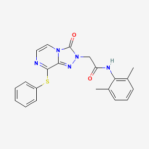 N-(2,6-dimethylphenyl)-2-(3-oxo-8-(phenylthio)-[1,2,4]triazolo[4,3-a]pyrazin-2(3H)-yl)acetamide