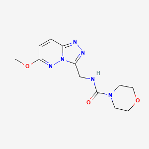 N-((6-methoxy-[1,2,4]triazolo[4,3-b]pyridazin-3-yl)methyl)morpholine-4-carboxamide