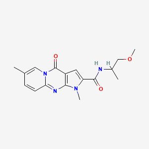 N-(1-methoxypropan-2-yl)-1,7-dimethyl-4-oxo-1,4-dihydropyrido[1,2-a]pyrrolo[2,3-d]pyrimidine-2-carboxamide