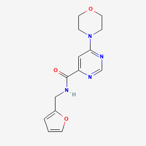 N-(furan-2-ylmethyl)-6-morpholinopyrimidine-4-carboxamide