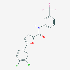 molecular formula C18H10Cl2F3NO2 B285831 5-(3,4-dichlorophenyl)-N-[3-(trifluoromethyl)phenyl]furan-2-carboxamide 