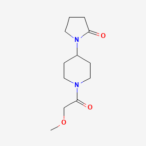 1-(1-(2-Methoxyacetyl)piperidin-4-yl)pyrrolidin-2-one