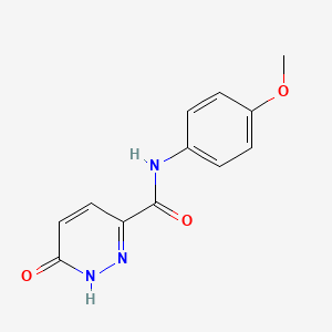 N-(4-methoxyphenyl)-6-oxo-1,6-dihydropyridazine-3-carboxamide