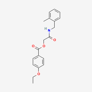 molecular formula C19H21NO4 B2858340 [2-[(2-甲基苯基)甲基氨基]-2-氧代乙基] 4-乙氧基苯甲酸酯 CAS No. 1794931-16-0