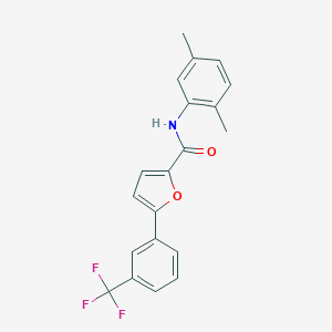 molecular formula C20H16F3NO2 B285836 N-(2,5-dimethylphenyl)-5-[3-(trifluoromethyl)phenyl]furan-2-carboxamide 