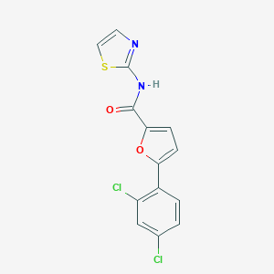 5-(2,4-dichlorophenyl)-N-(1,3-thiazol-2-yl)furan-2-carboxamide