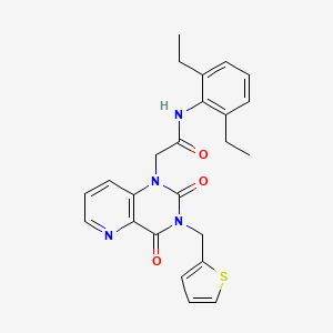 N-(2,6-diethylphenyl)-2-(2,4-dioxo-3-(thiophen-2-ylmethyl)-3,4-dihydropyrido[3,2-d]pyrimidin-1(2H)-yl)acetamide