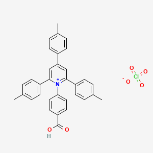 1-(4-Carboxyphenyl)-2,4,6-tris(4-methylphenyl)-pyridinium perchlorate