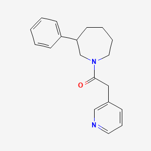 1-(3-Phenylazepan-1-yl)-2-(pyridin-3-yl)ethanone
