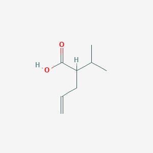 molecular formula C8H14O2 B2858488 2-Isopropylpent-4-enoic acid CAS No. 1575-71-9