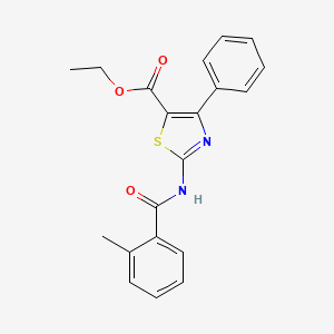 Ethyl 2-(2-methylbenzamido)-4-phenylthiazole-5-carboxylate