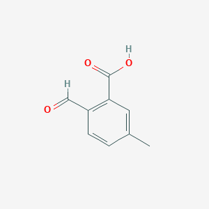 molecular formula C9H8O3 B2858590 2-Formyl-5-methylbenzoic acid CAS No. 150867-03-1