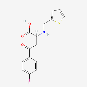 4-(4-Fluorophenyl)-4-oxo-2-[(2-thienylmethyl)amino]butanoic acid