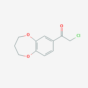 2-Chloro-1-(3,4-dihydro-2H-benzo[b][1,4]dioxepin-7-yl)-ethanone