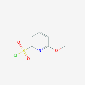 molecular formula C6H6ClNO3S B2858640 6-Methoxypyridine-2-sulfonyl chloride CAS No. 1055307-65-7