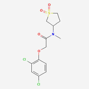 2-(2,4-dichlorophenoxy)-N-(1,1-dioxo-1lambda6-thiolan-3-yl)-N-methylacetamide