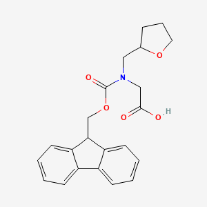 2-({[(9H-fluoren-9-yl)methoxy]carbonyl}[(oxolan-2-yl)methyl]amino)acetic acid