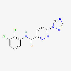 N-(2,3-dichlorophenyl)-6-(1H-1,2,4-triazol-1-yl)pyridazine-3-carboxamide