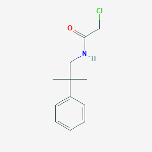 2-chloro-N-(2-methyl-2-phenylpropyl)acetamide