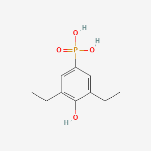 (3,5-Diethyl-4-hydroxyphenyl)phosphonic acid