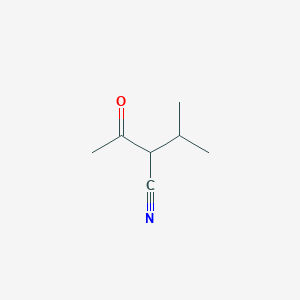 molecular formula C7H11NO B2858710 2-Acetyl-3-methylbutanenitrile CAS No. 53094-13-6