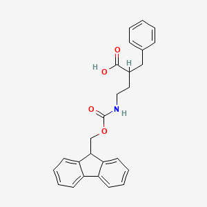 2-benzyl-4-({[(9H-fluoren-9-yl)methoxy]carbonyl}amino)butanoic acid