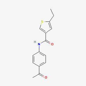 N-(4-acetylphenyl)-5-ethylthiophene-3-carboxamide