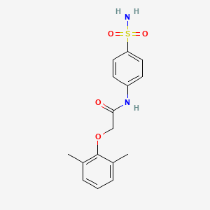 2-(2,6-dimethylphenoxy)-N-(4-sulfamoylphenyl)acetamide