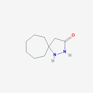 molecular formula C9H16N2O B2858797 1,2-Diazaspiro[4.6]undecan-3-one CAS No. 1784397-05-2