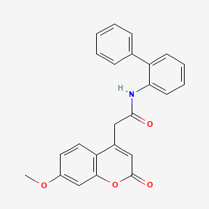 N-([1,1'-biphenyl]-2-yl)-2-(7-methoxy-2-oxo-2H-chromen-4-yl)acetamide